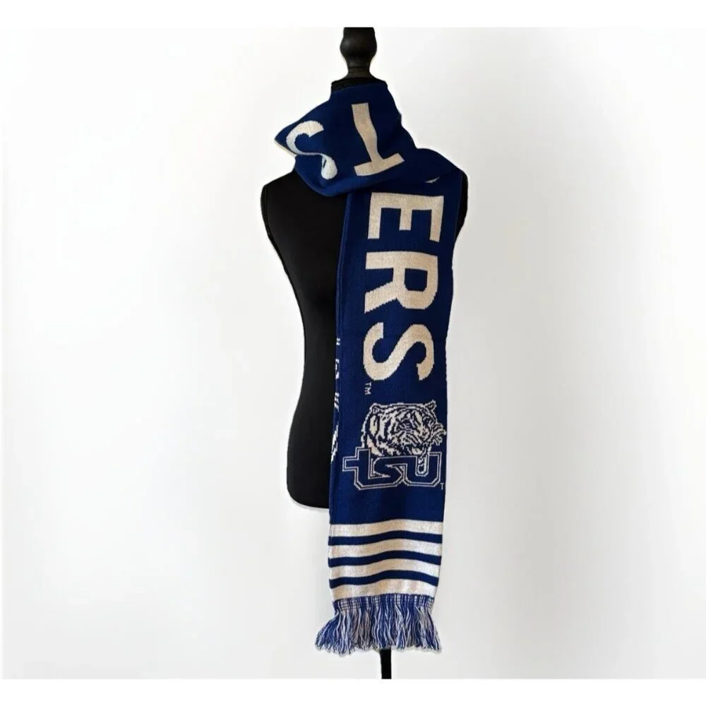 Memphis Tigers TSU‎ University Scarf Blue White Officially Licensed Product NWT
